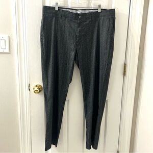 Callaway Pants Mens 38x30 Grey Herringbone Chino Golf Performance Stretch